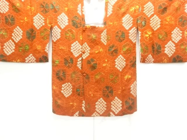 JAPANESE MICHIYUKI COAT / SHIBORI / KIKKO PATTERN